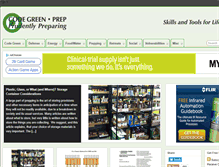Tablet Screenshot of codegreenprep.com